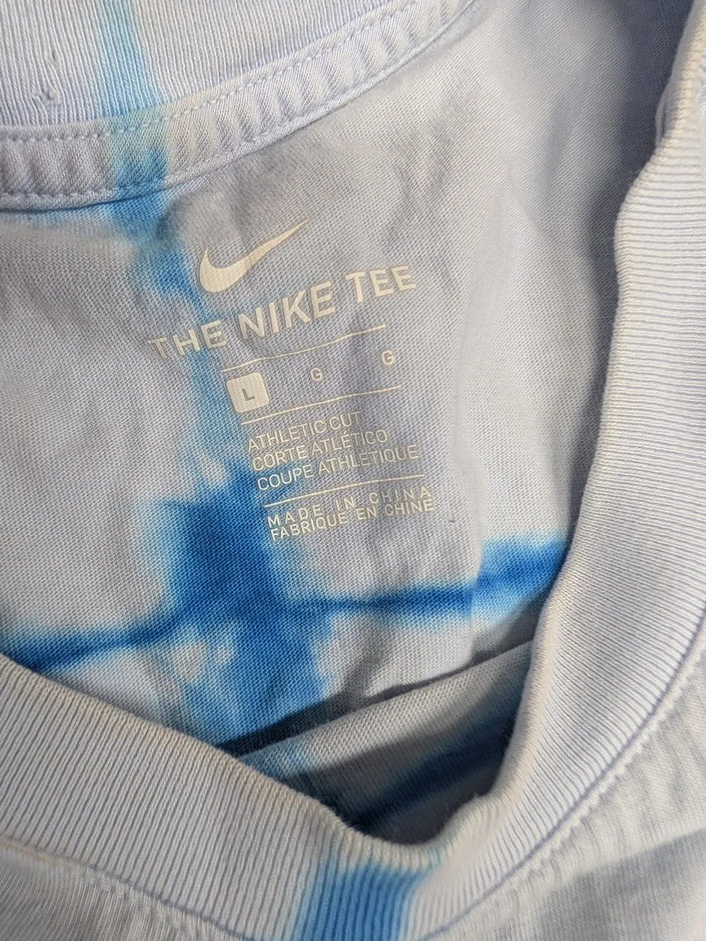 NikeCourt Women’s Tie-Dye Tank Top in Light Blue